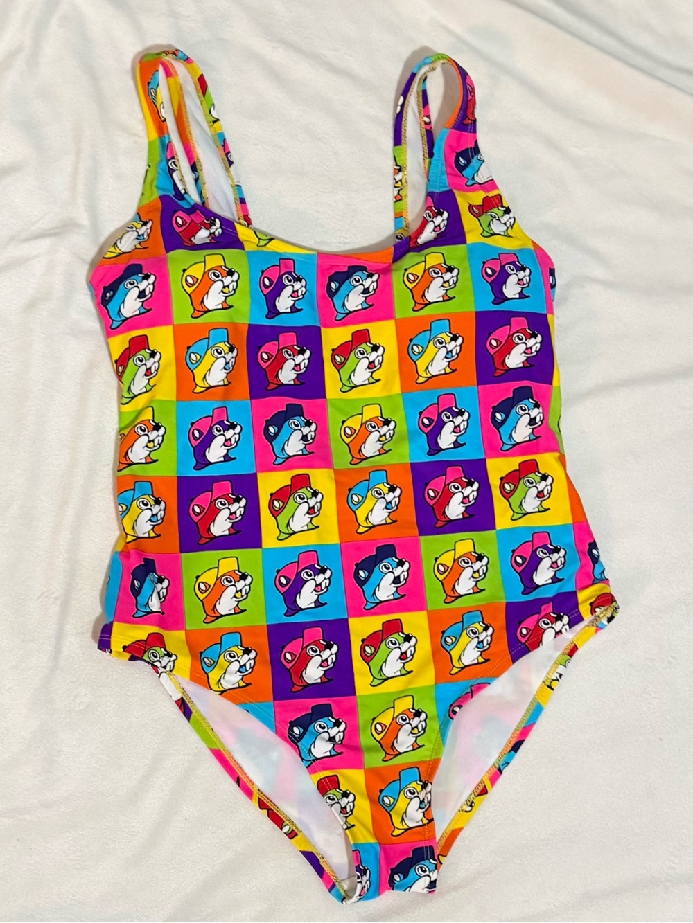 Buc-ee’s Bright Multicolor One-Piece Swimsuit